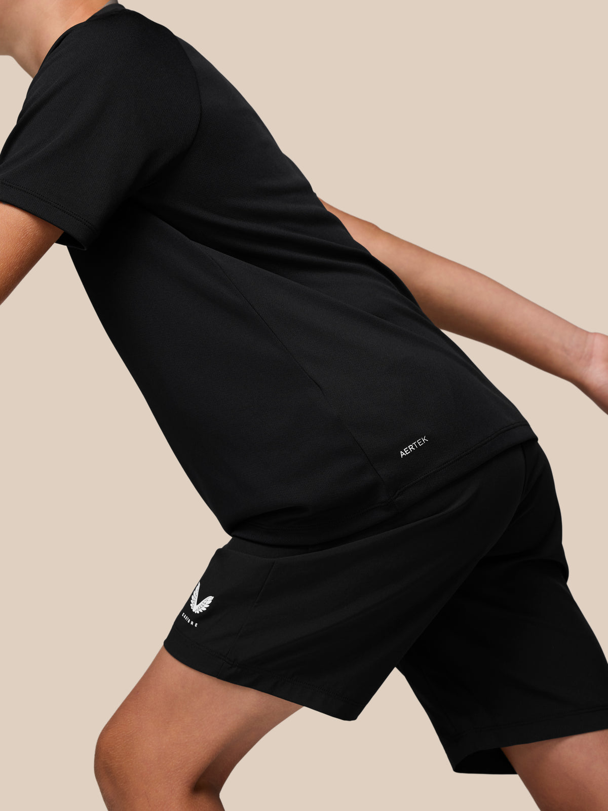 Junior’s Adapt Short Sleeve T-Shirt - Black - Black/White