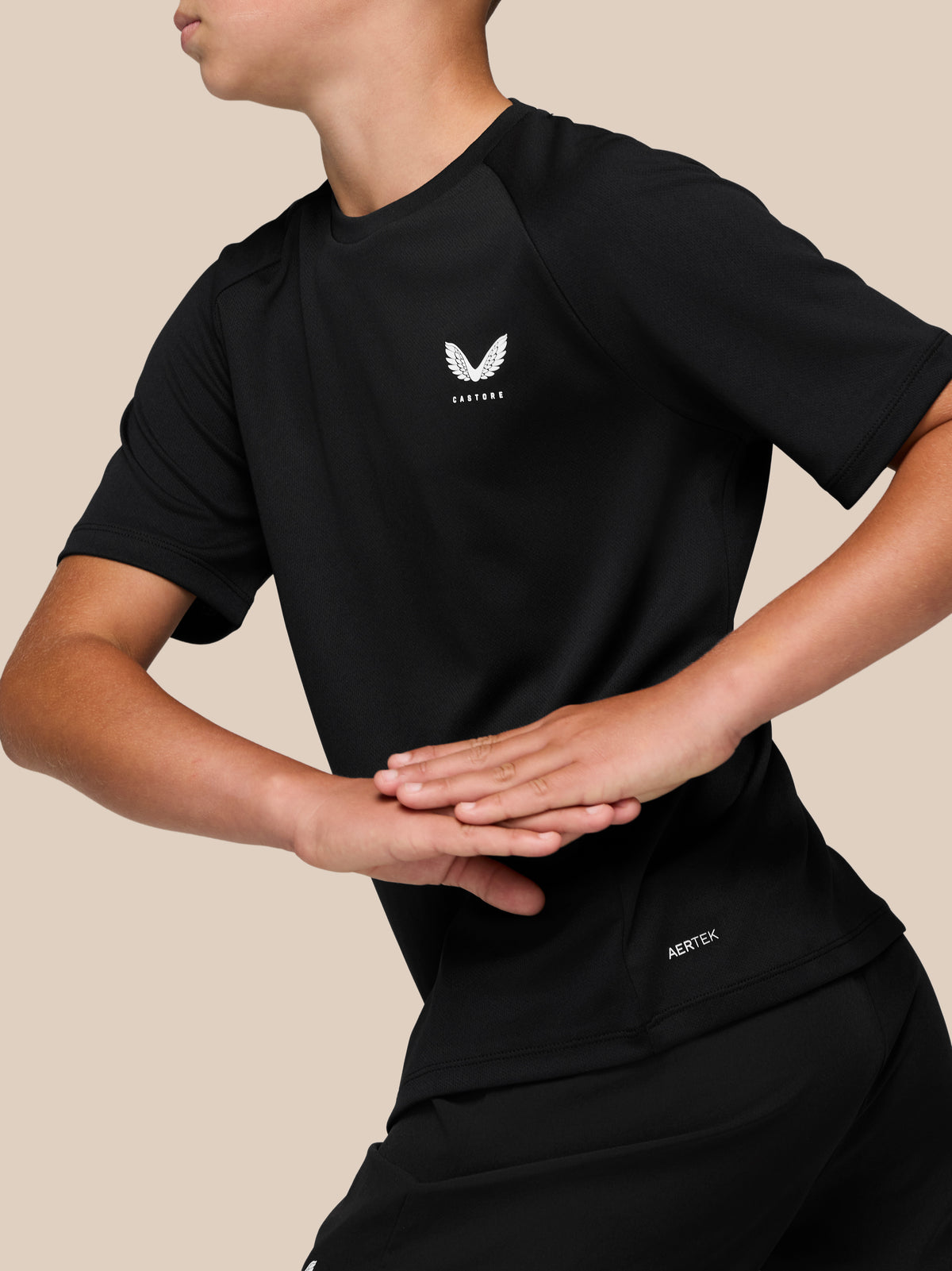 Junior’s Adapt Short Sleeve T-Shirt - Black - Black/White
