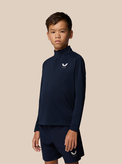 Junior’s Adapt Lightweight Quarter Zip - Navy