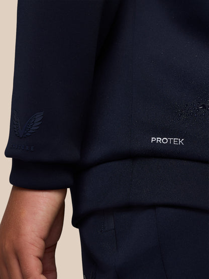Junior’s Flex Scuba Long Sleeve Hoodie (Unisex) - Navy