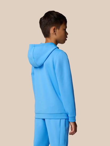 Junior’s Flex Scuba Long Sleeve Hoodie (Unisex) - Cool Blue
