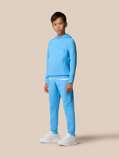 Junior’s Flex Scuba Long Sleeve Hoodie (Unisex) - Cool Blue