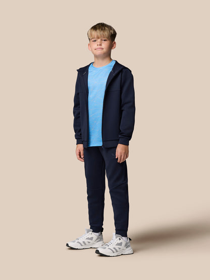 Junior’s Flex Scuba Full Zip Through Long Sleeve Jacket (Unisex) - Navy