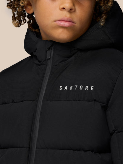 Junior Quilts Lifestyle Puffer Jacket - Black/Mid Grey