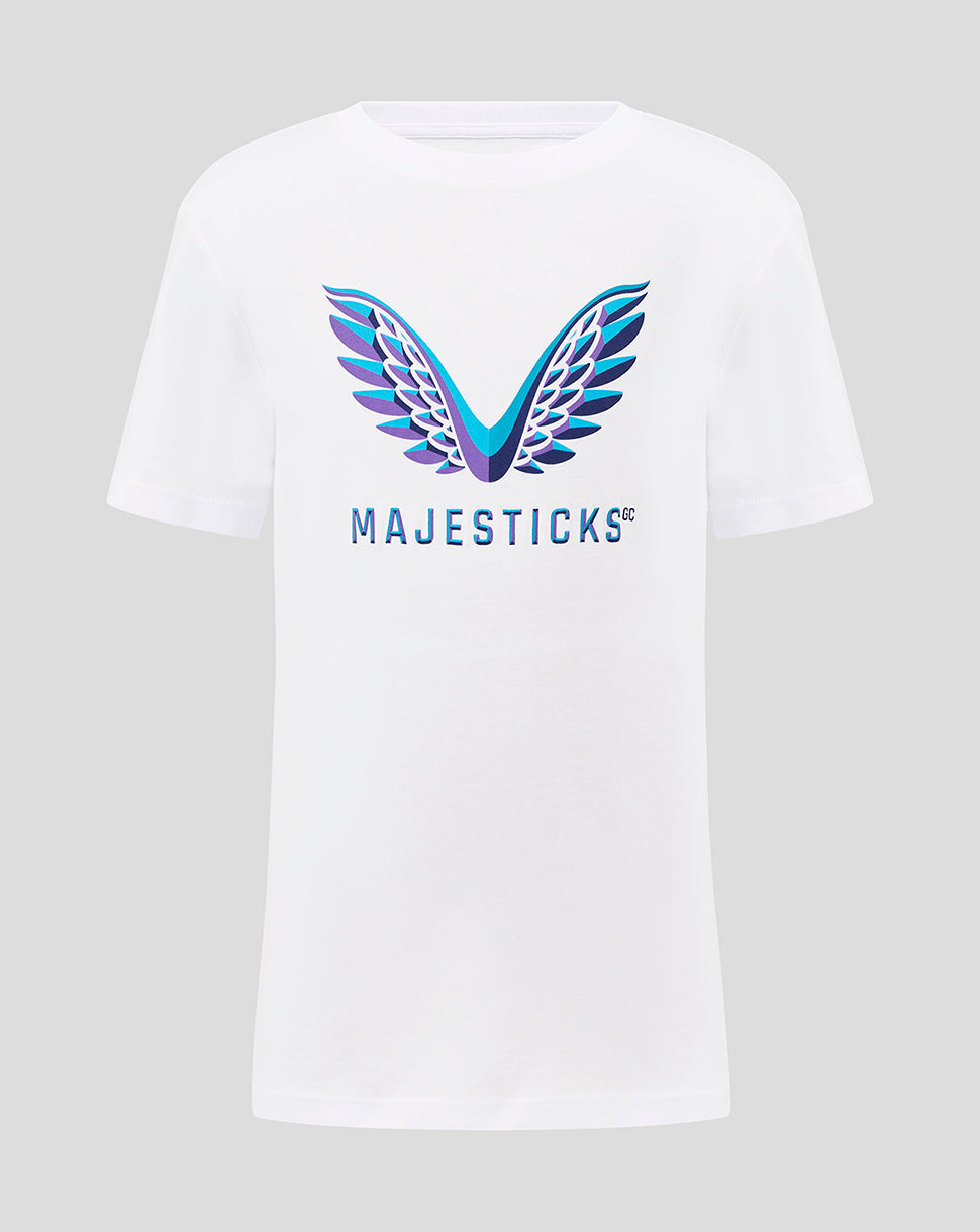 Majesticks Junior Grafik T-Shirt – Weiss - Weiss