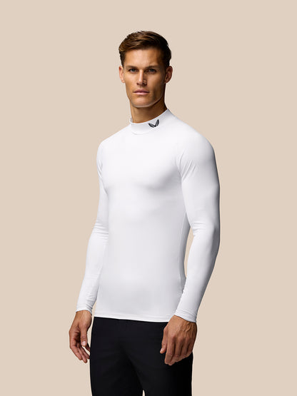 Golf Long Sleeve Baselayer - White