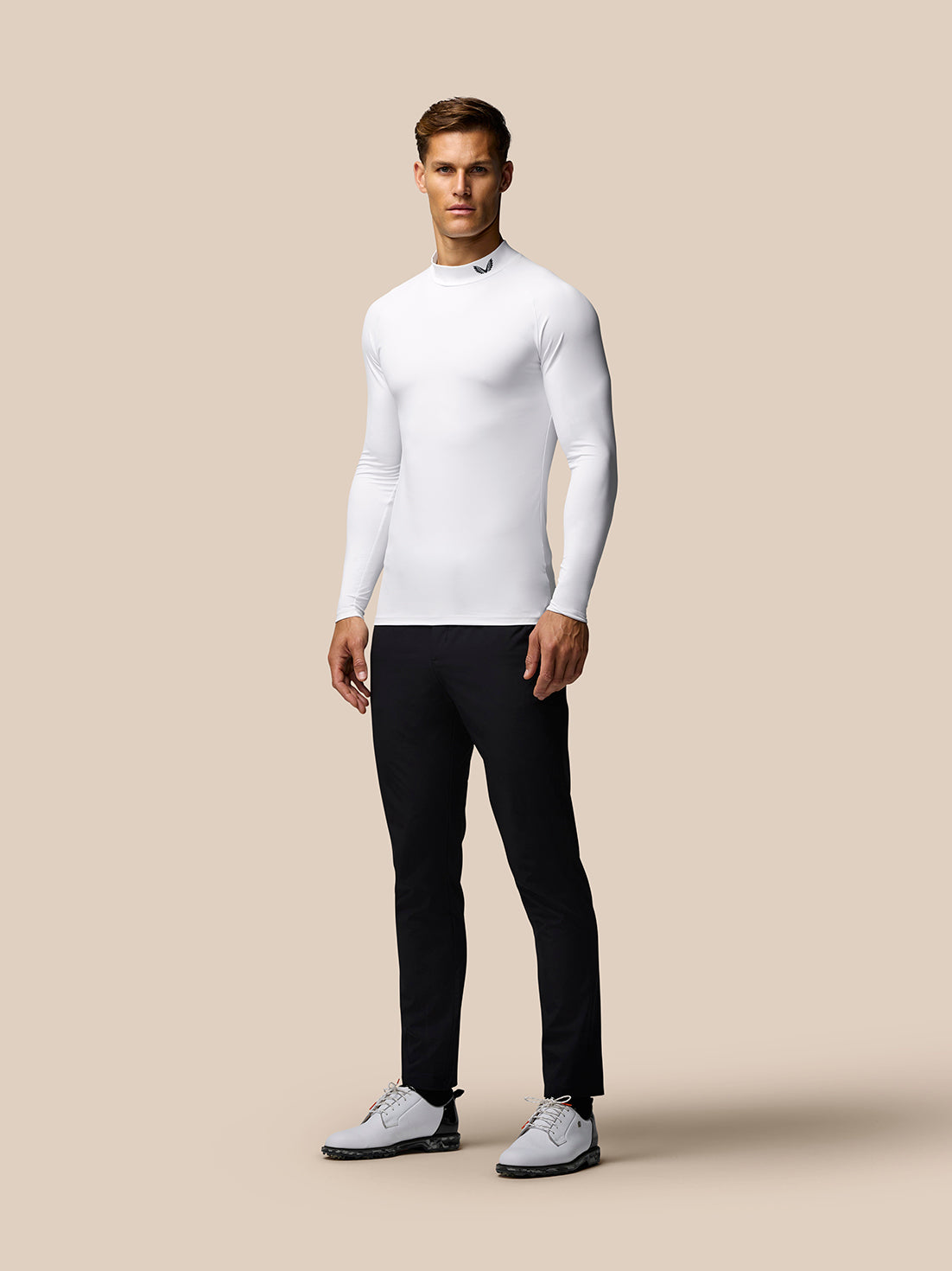 Golf Long Sleeve Baselayer - White