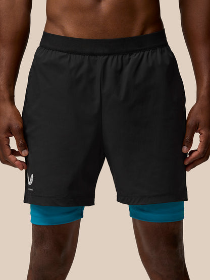 Flow Training Shorts - Dark Aqua