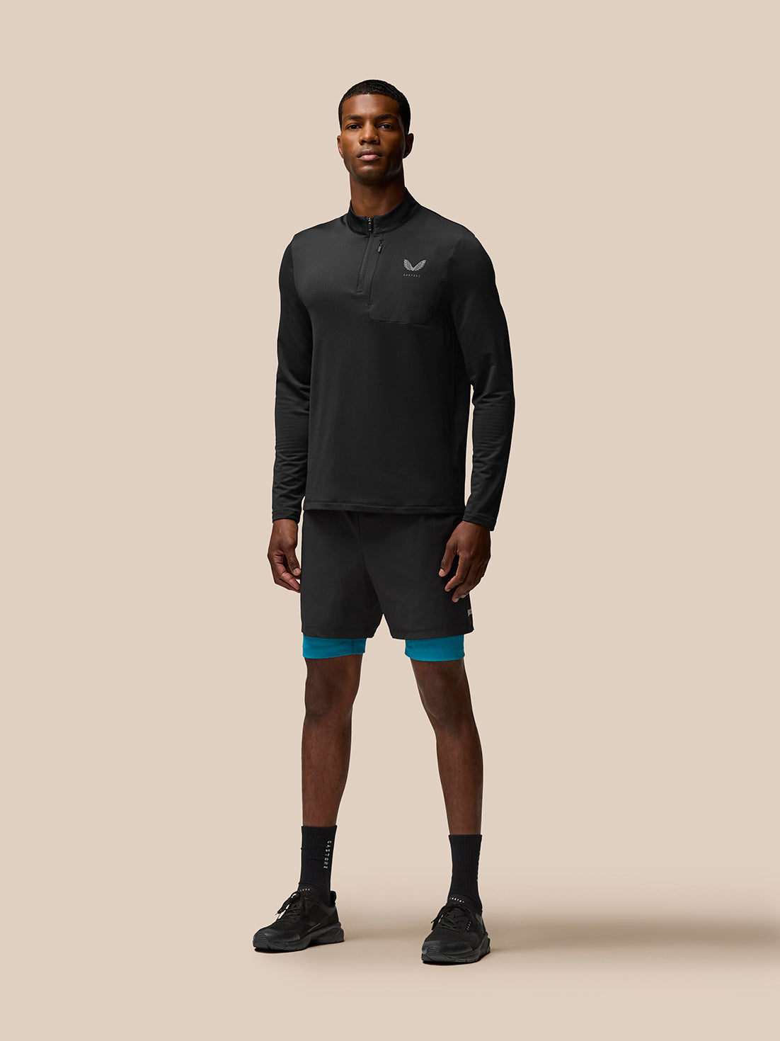 Flow Training Shorts - Dark Aqua