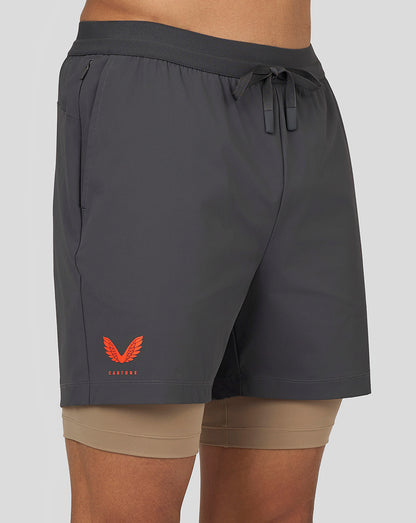 Flow Training Shorts - Gunmetal