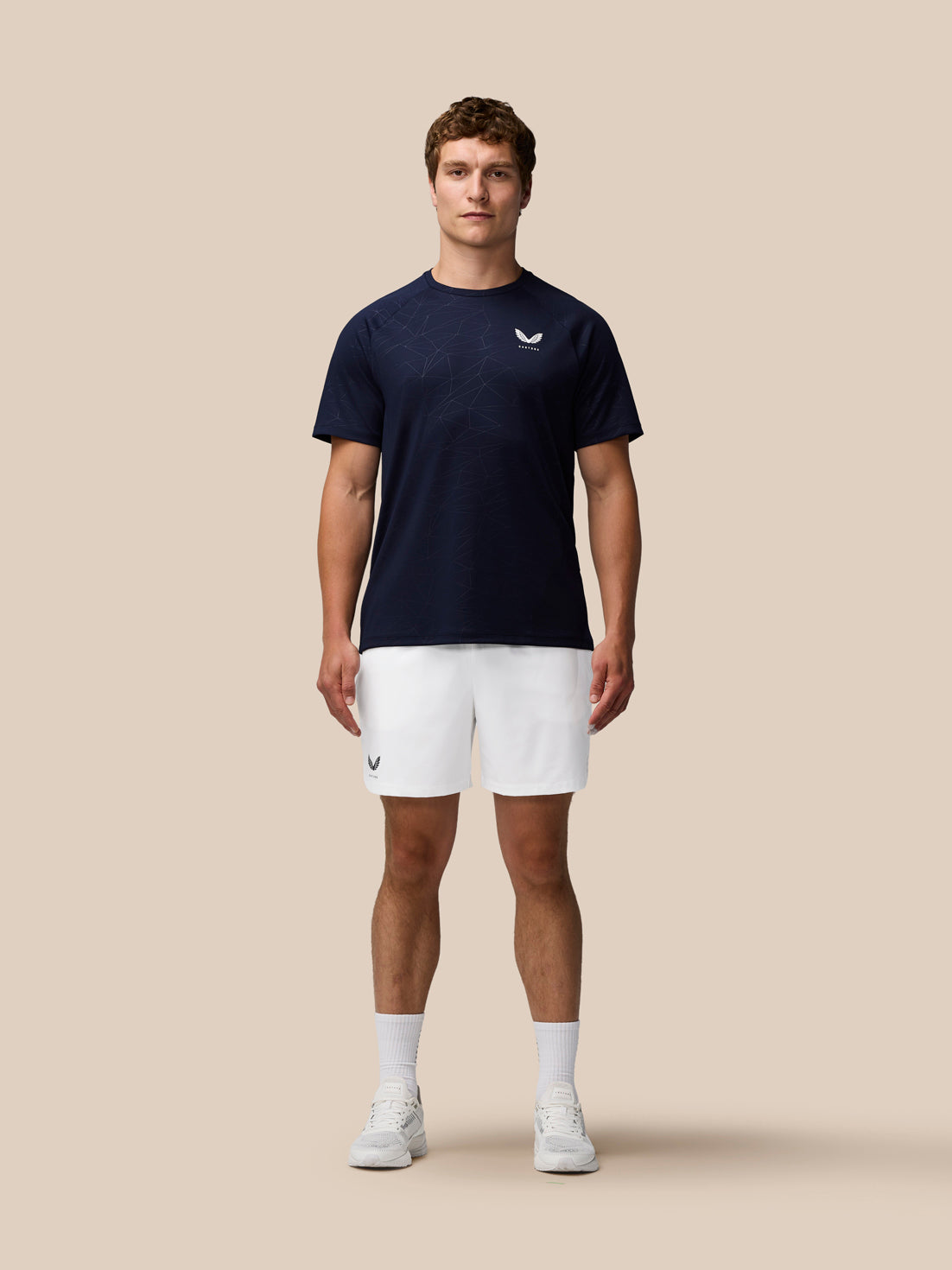 Adapt Training 7" Shorts – Weiss/Marineblau - White/Midnight Navy