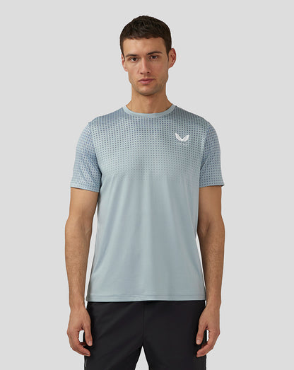 Men’S Flow Short Sleeve Knit T-Shirt - Stone Blue