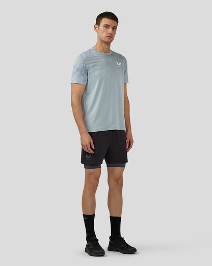 Men’S Flow Short Sleeve Knit T-Shirt - Stone Blue