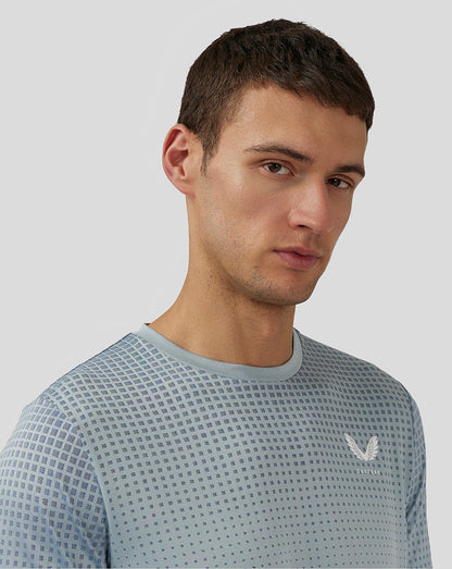 Men’S Flow Short Sleeve Knit T-Shirt - Stone Blue