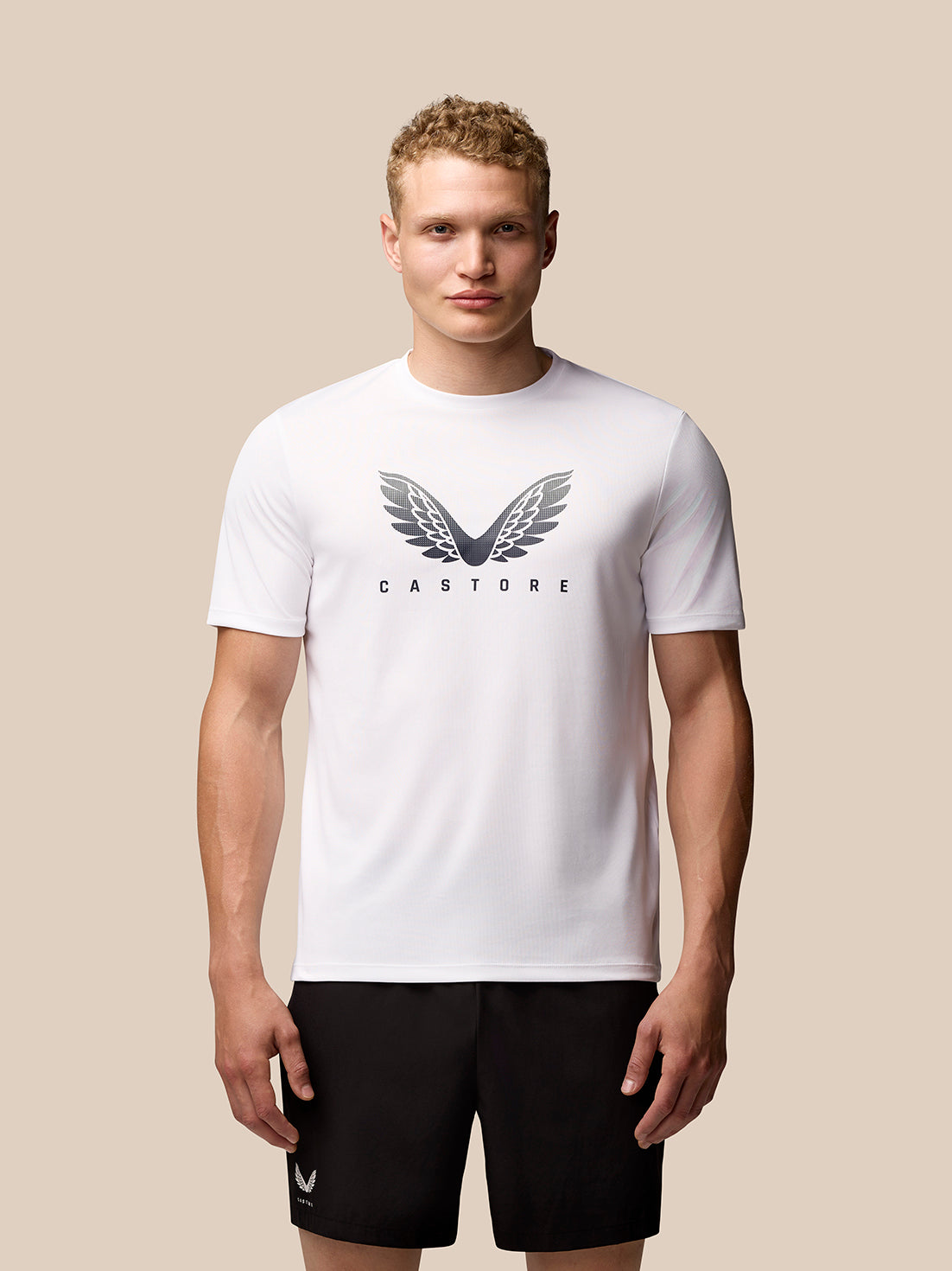 Adapt Grafik Training T-Shirt – Weiss - Weiss/Blau
