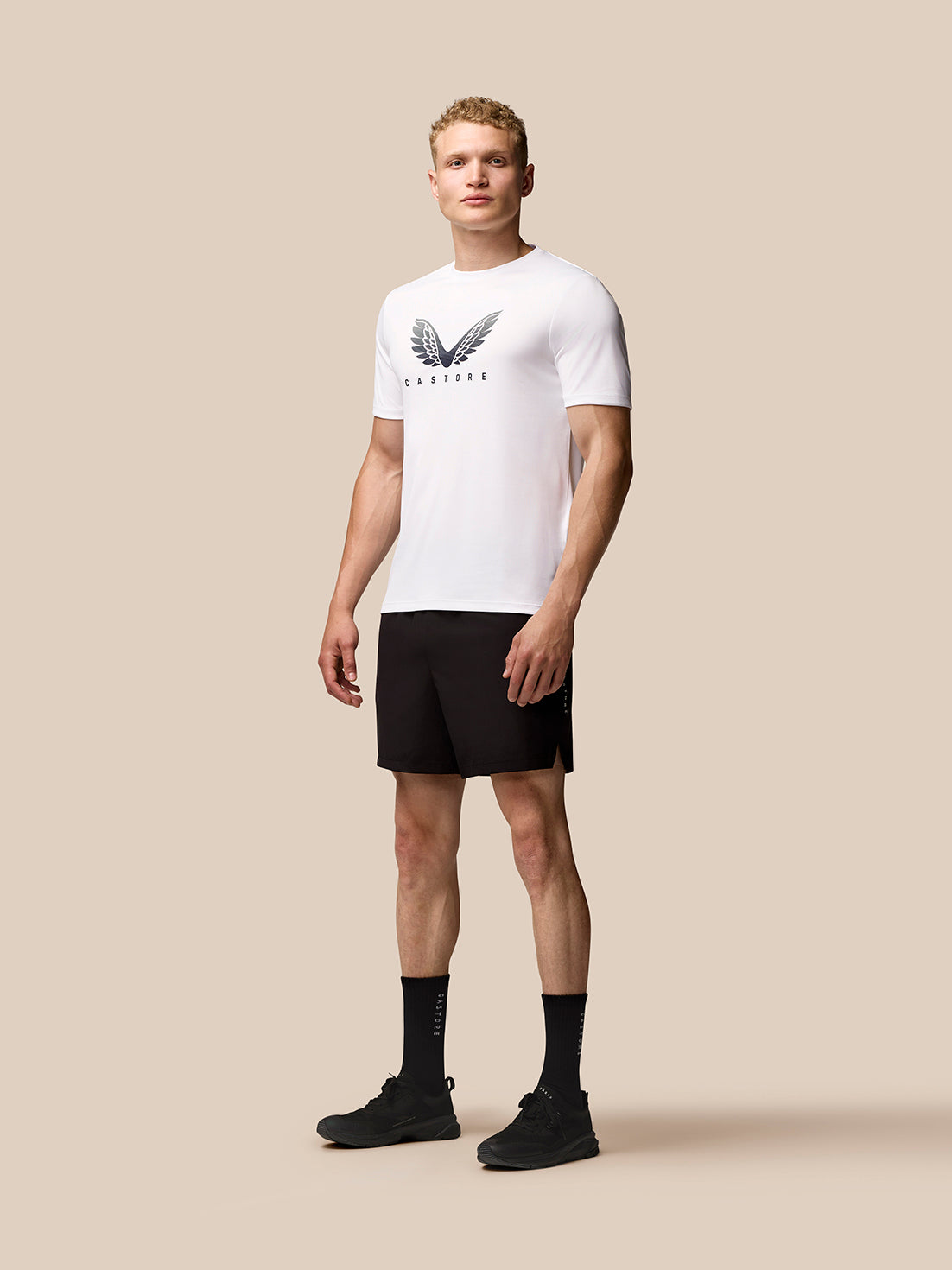 Adapt Grafik Training T-Shirt – Weiss - Weiss/Blau