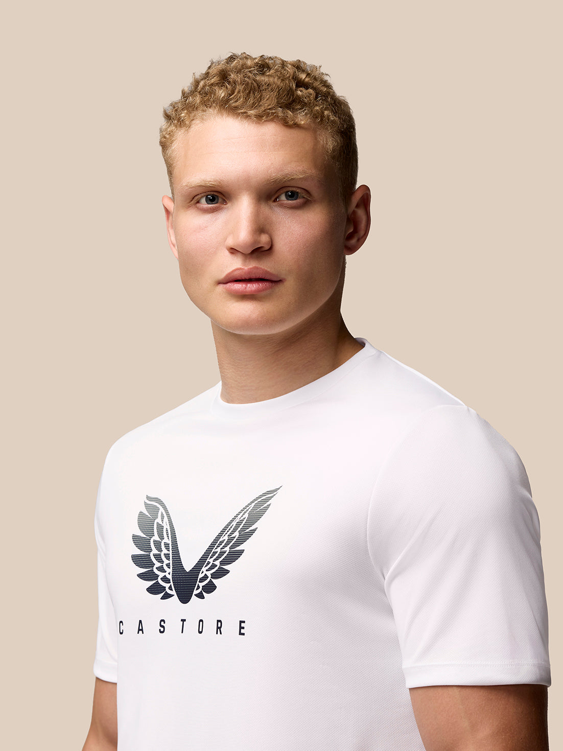 Adapt Grafik Training T-Shirt – Weiss - Weiss/Blau