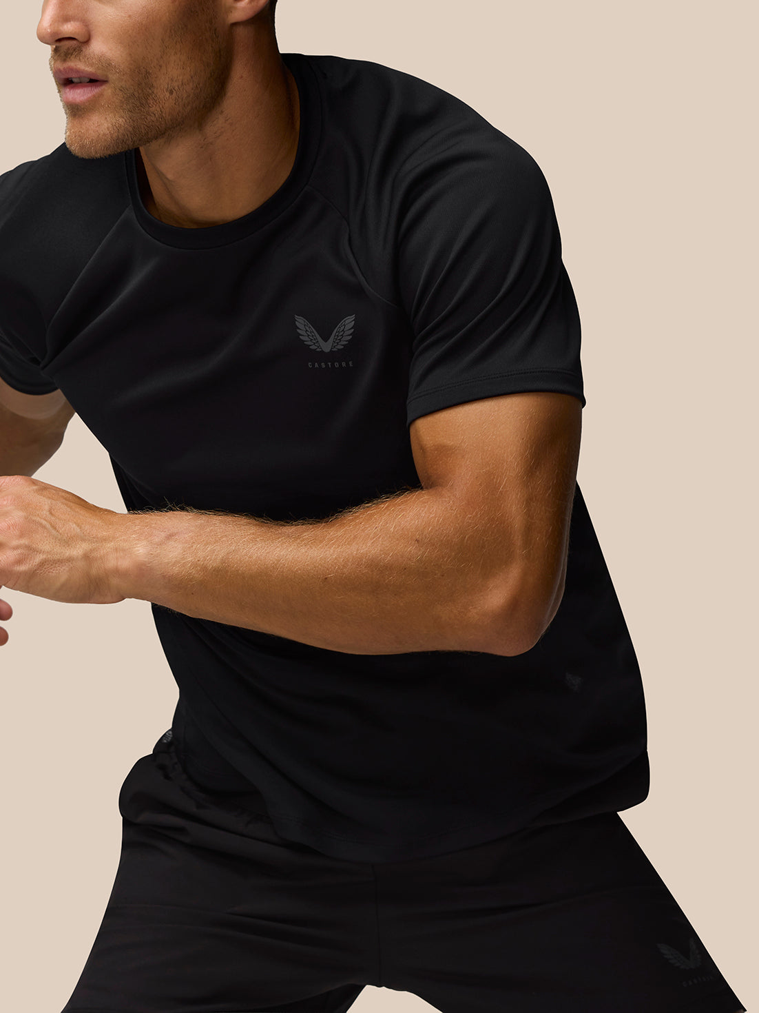 Adapt Training T-Shirt - Black - Black/Gunmetal