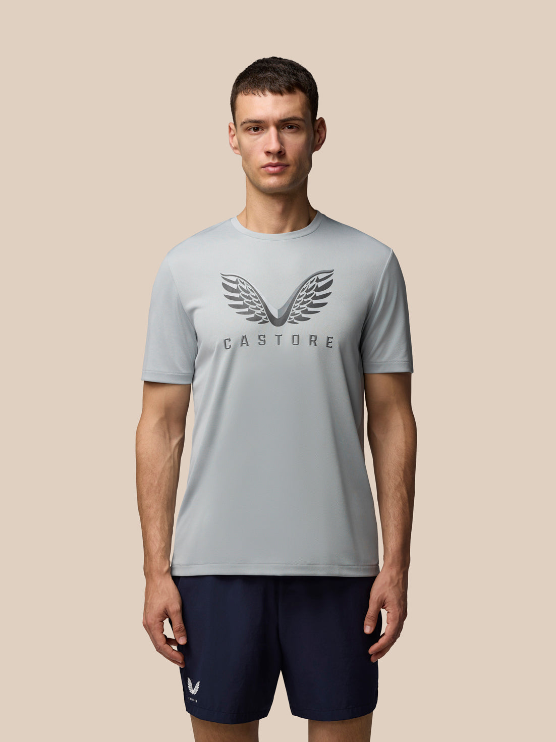 Adapt Graphic Training T-Shirt - Grey/White