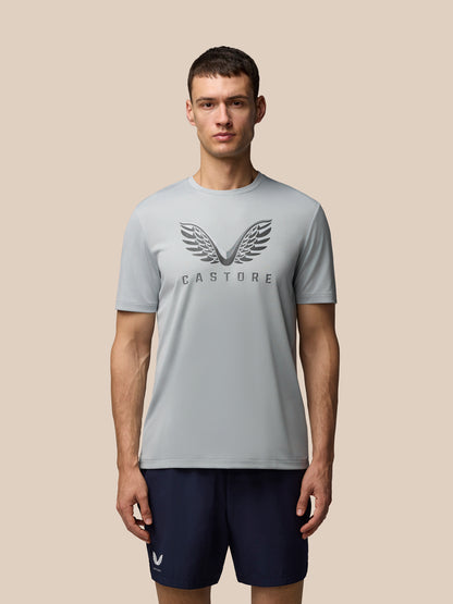 Adapt Graphic Training T-Shirt - Grey/White