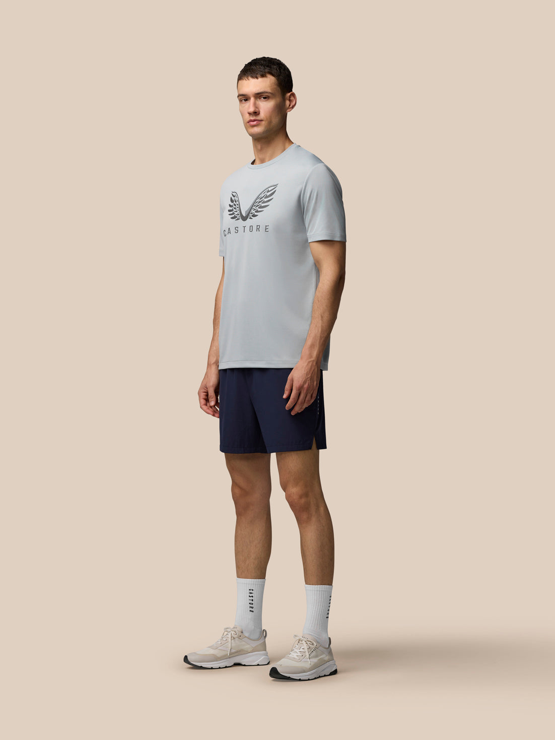 Adapt Graphic Training T-Shirt - Grey/White