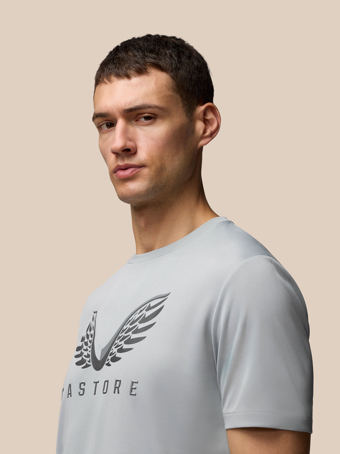Adapt Graphic Training T-Shirt - Grey/White