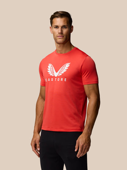 Graphic Training T-Shirt - Poppy Red