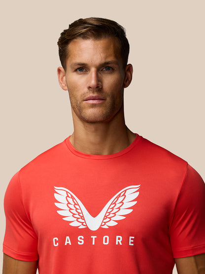 Graphic Training T-Shirt - Poppy Red