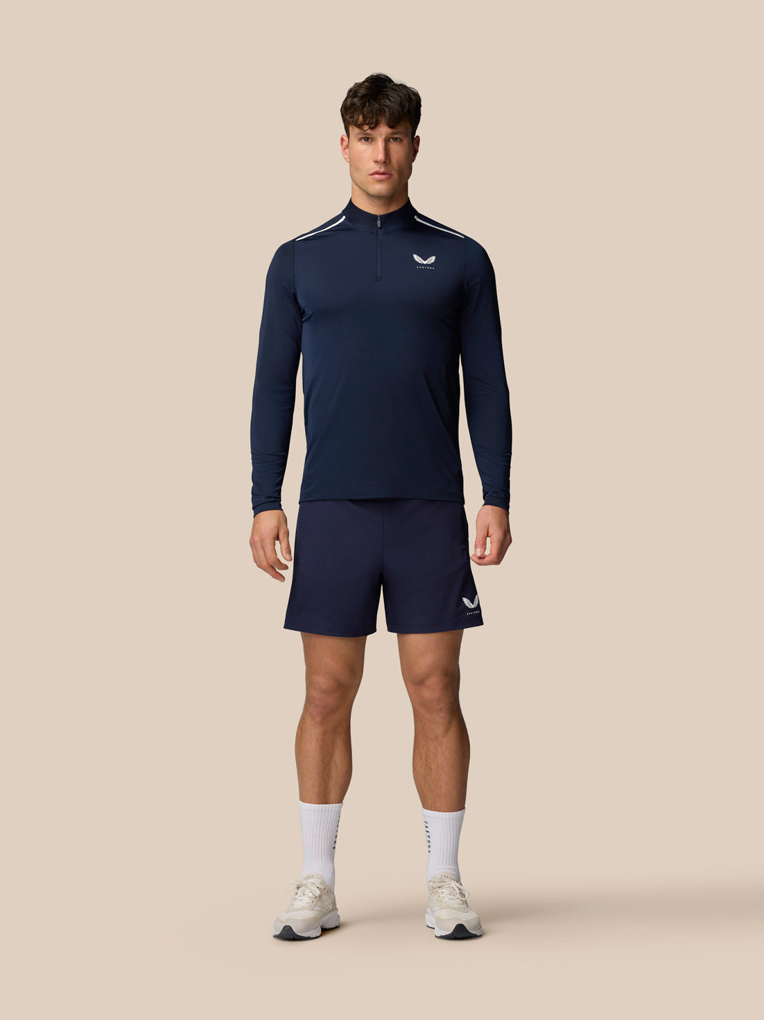 Apex Training Top con cremallera de 1/4 - Midnight Navy - Midnight Navy