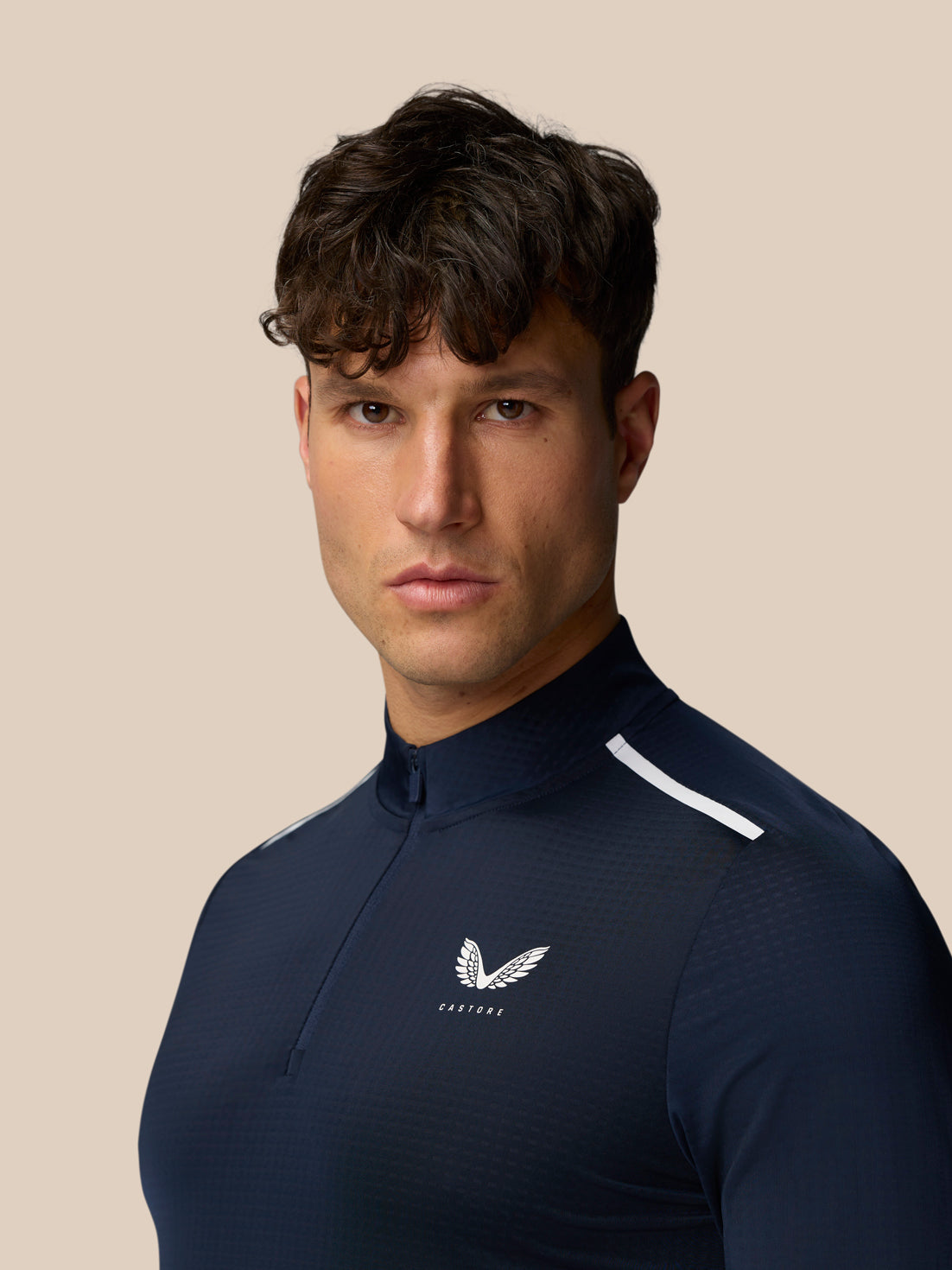 Apex Training Top con cremallera de 1/4 - Midnight Navy - Midnight Navy