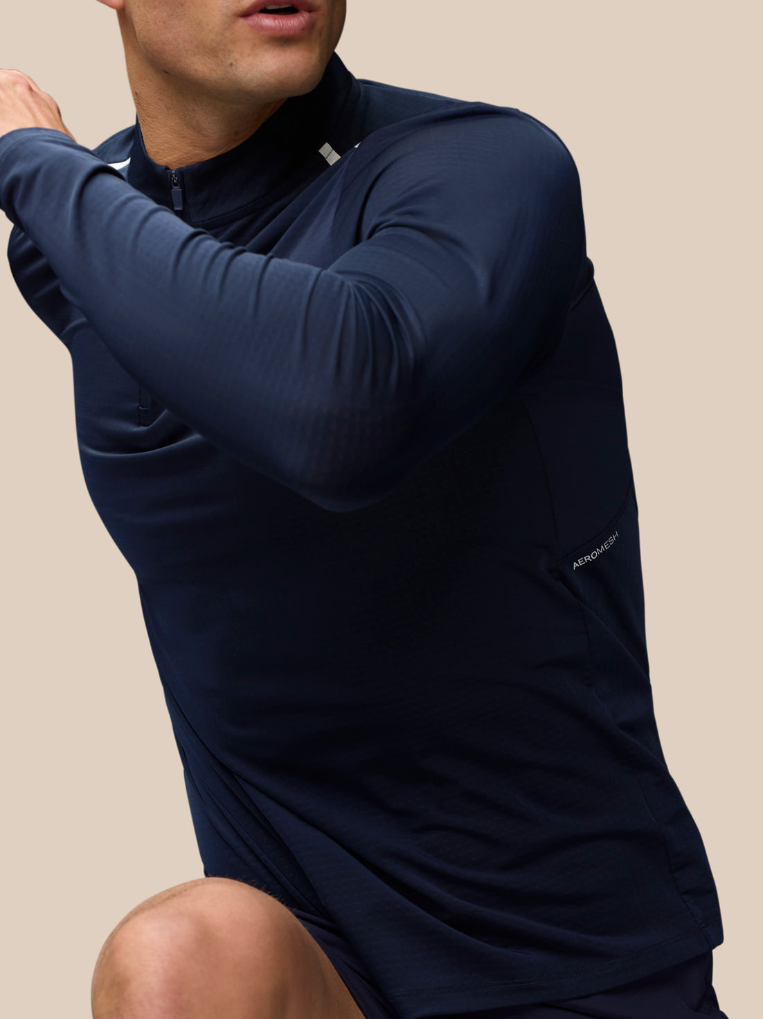 Apex Training Top con cremallera de 1/4 - Midnight Navy - Midnight Navy