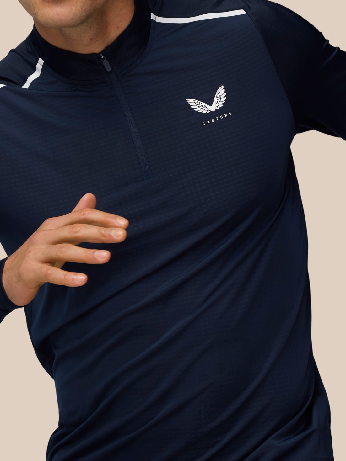 Apex Training Top con cremallera de 1/4 - Midnight Navy - Midnight Navy