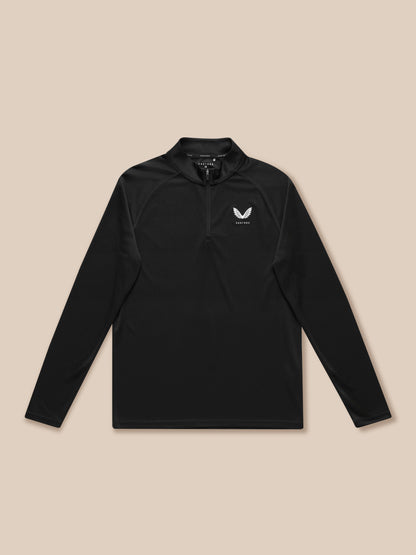 Adapt Training 1/4 Zip Top - Black