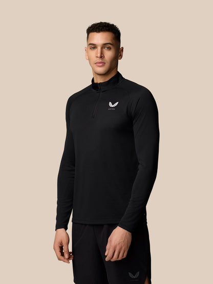 Adapt Training 1/4 Zip Top - Black