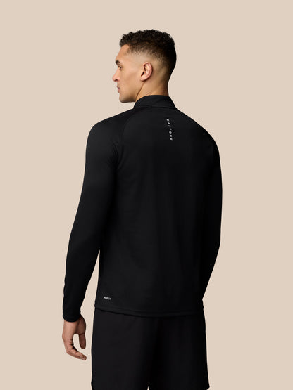 Adapt Training 1/4 Zip Top - Black
