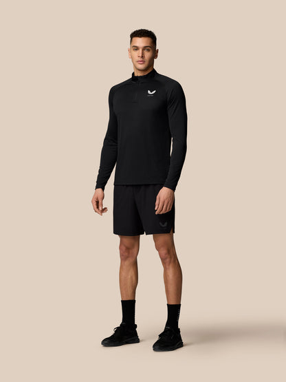 Adapt Training 1/4 Zip Top - Black