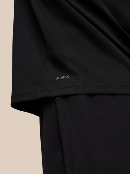 Adapt Training 1/4 Zip Top - Black