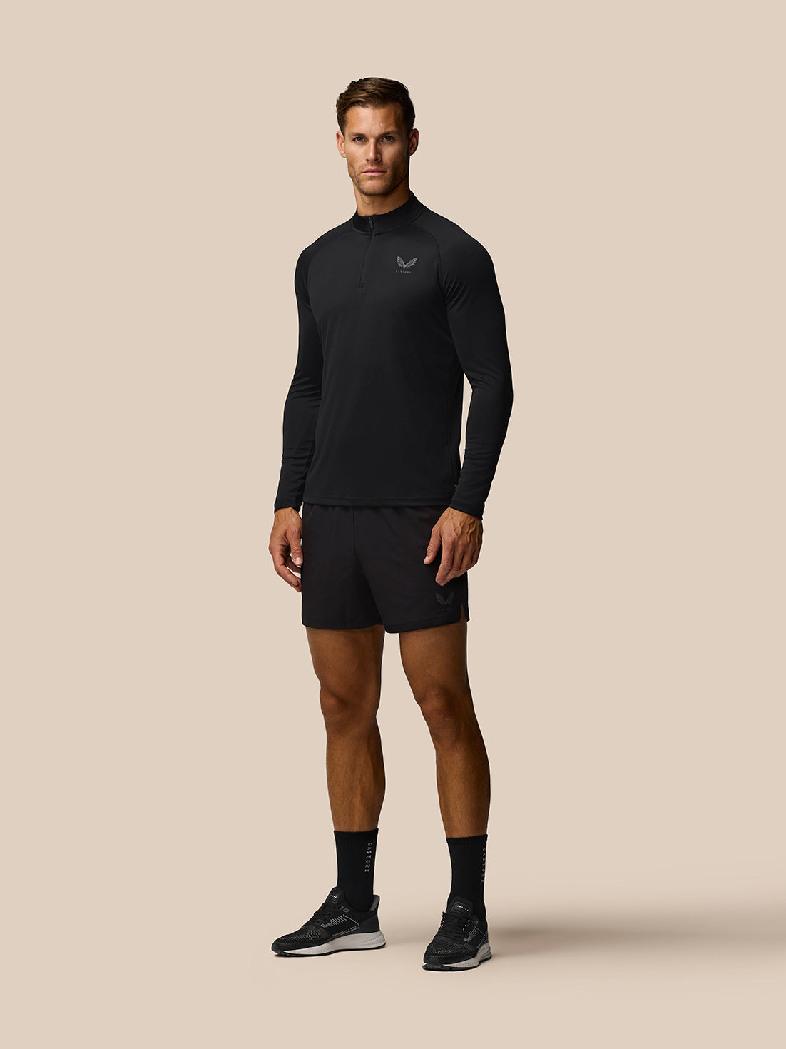 Adapt Training 1/4 Zip Top - Black