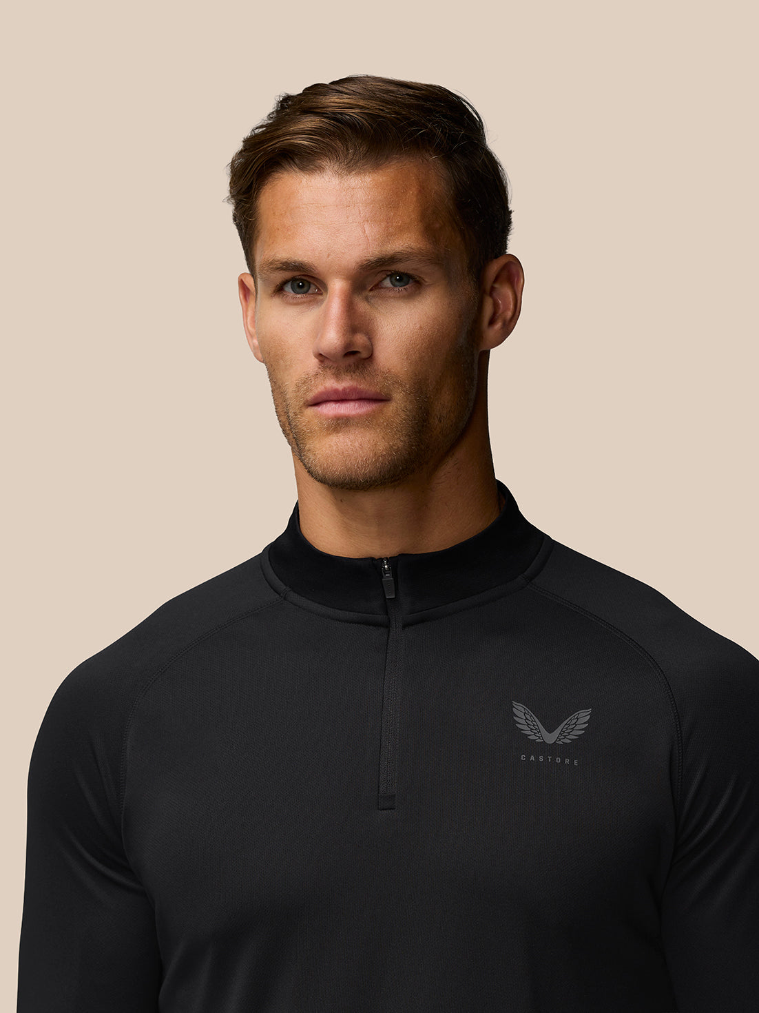 Adapt Training 1/4 Zip Top - Black