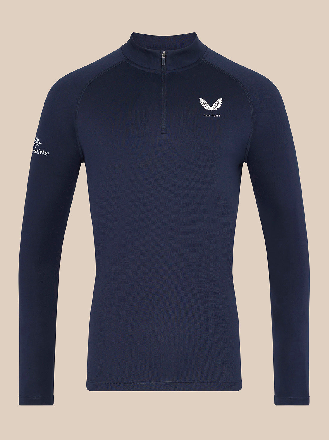 Majesticks 1/4 Zip Top - Navy
