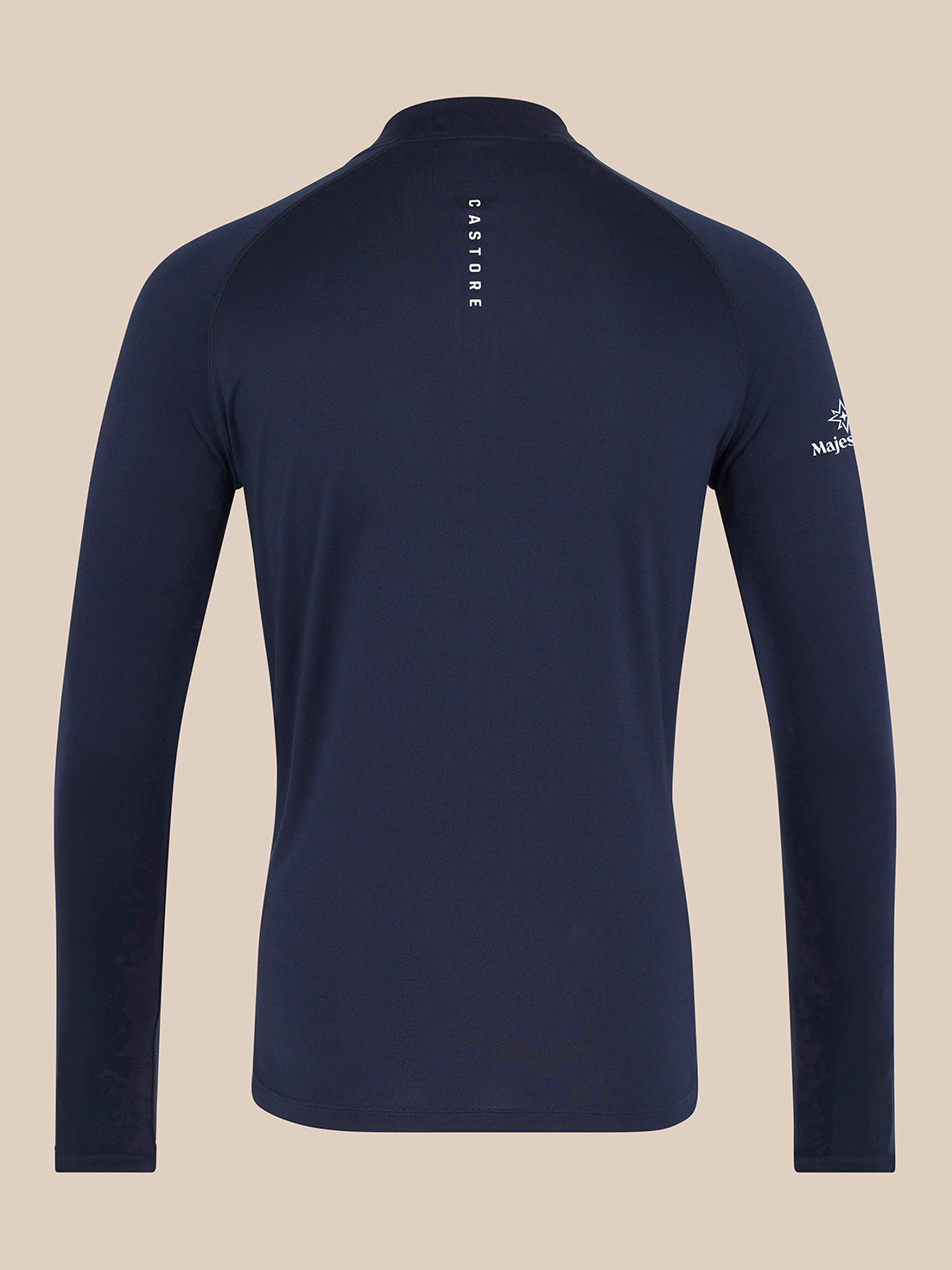 Majesticks 1/4 Zip Top - Navy