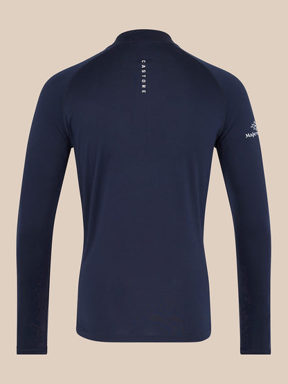 Majesticks 1/4 Zip Top - Navy