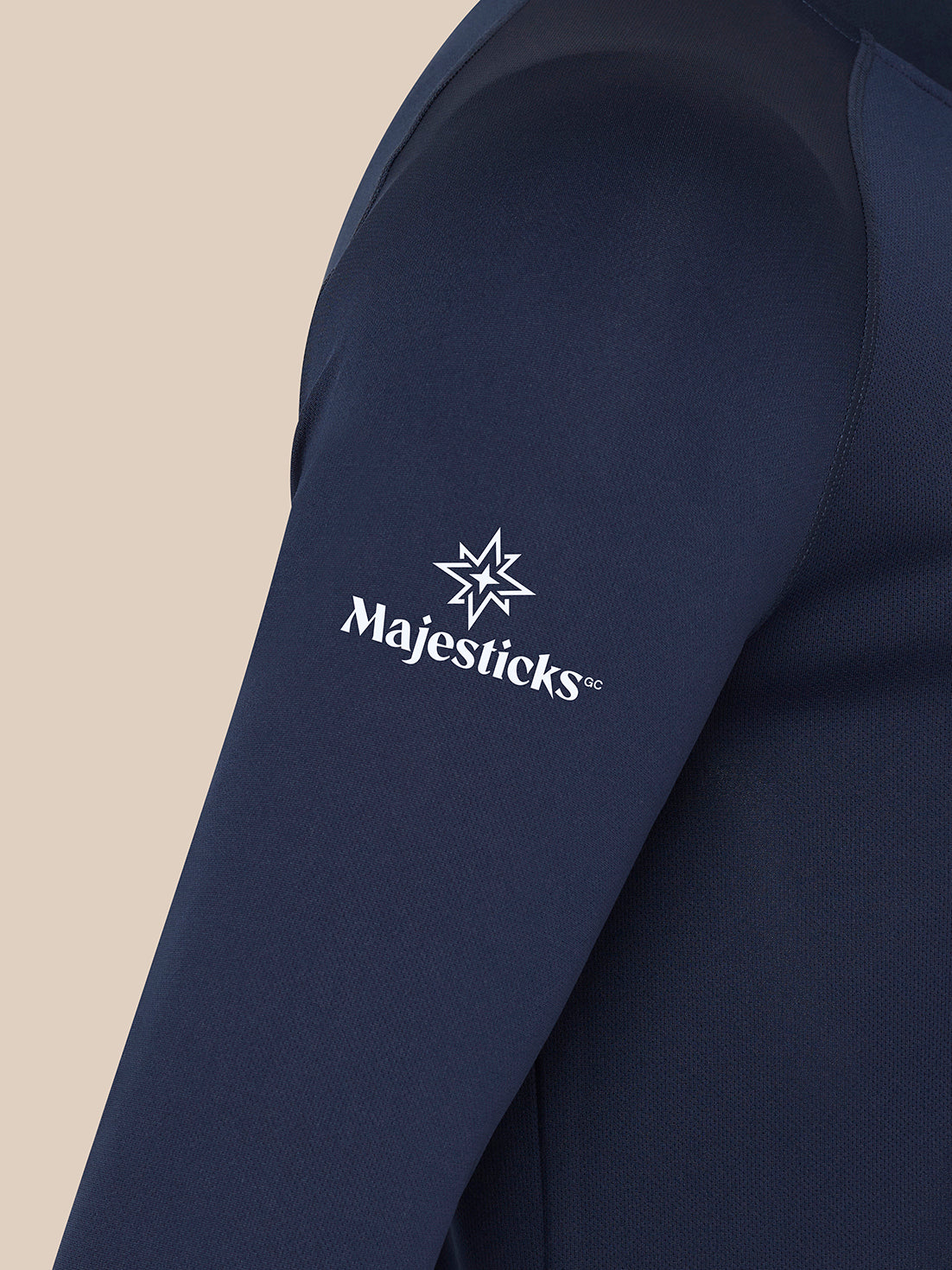 Majesticks 1/4 Zip Top - Navy