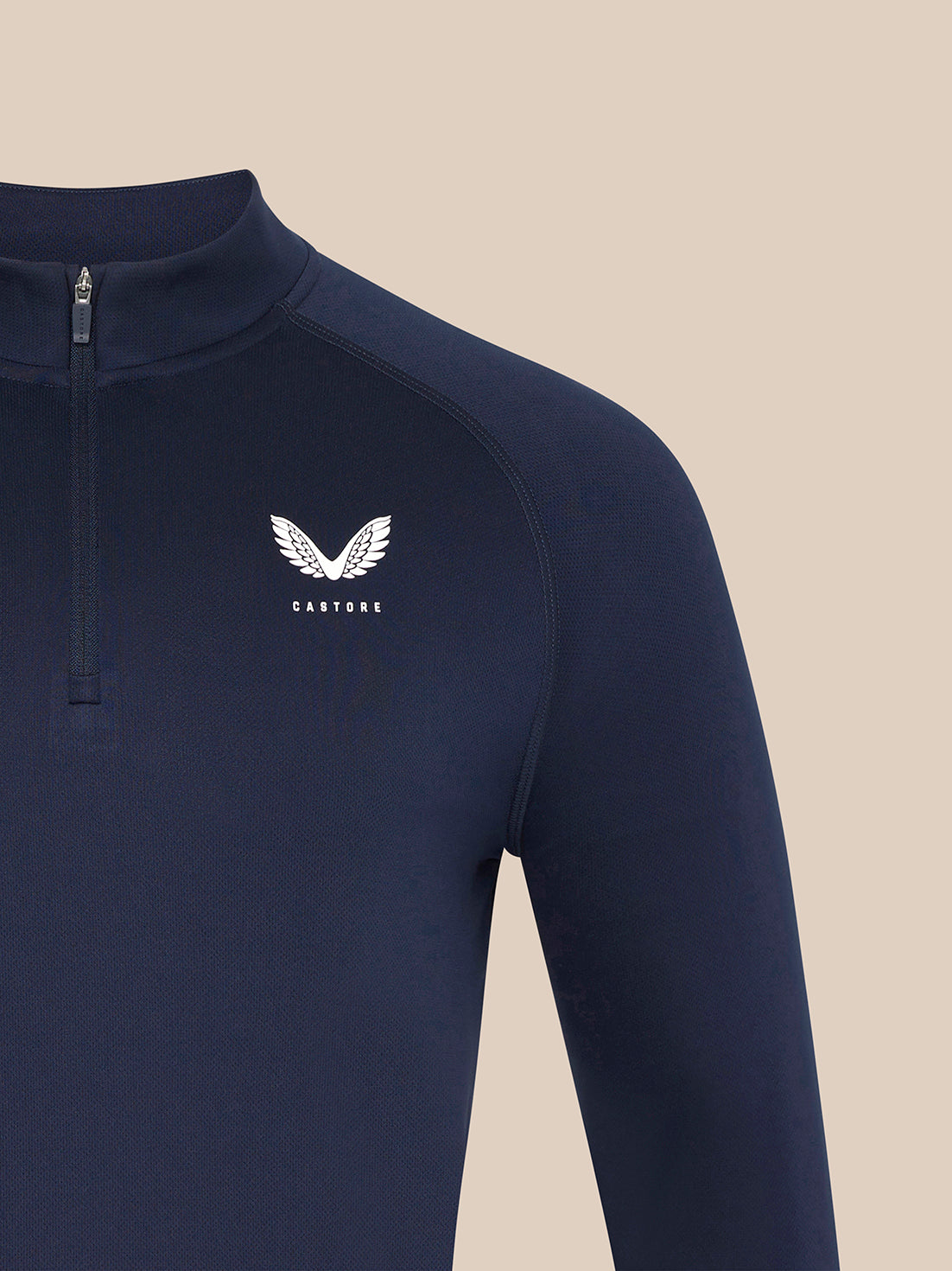 Majesticks 1/4-Zip-Oberteil – Marineblau - Midnight Navy