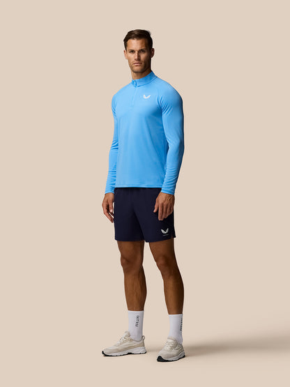 Adapt Training 1/4 Zip Top - Cool Blue