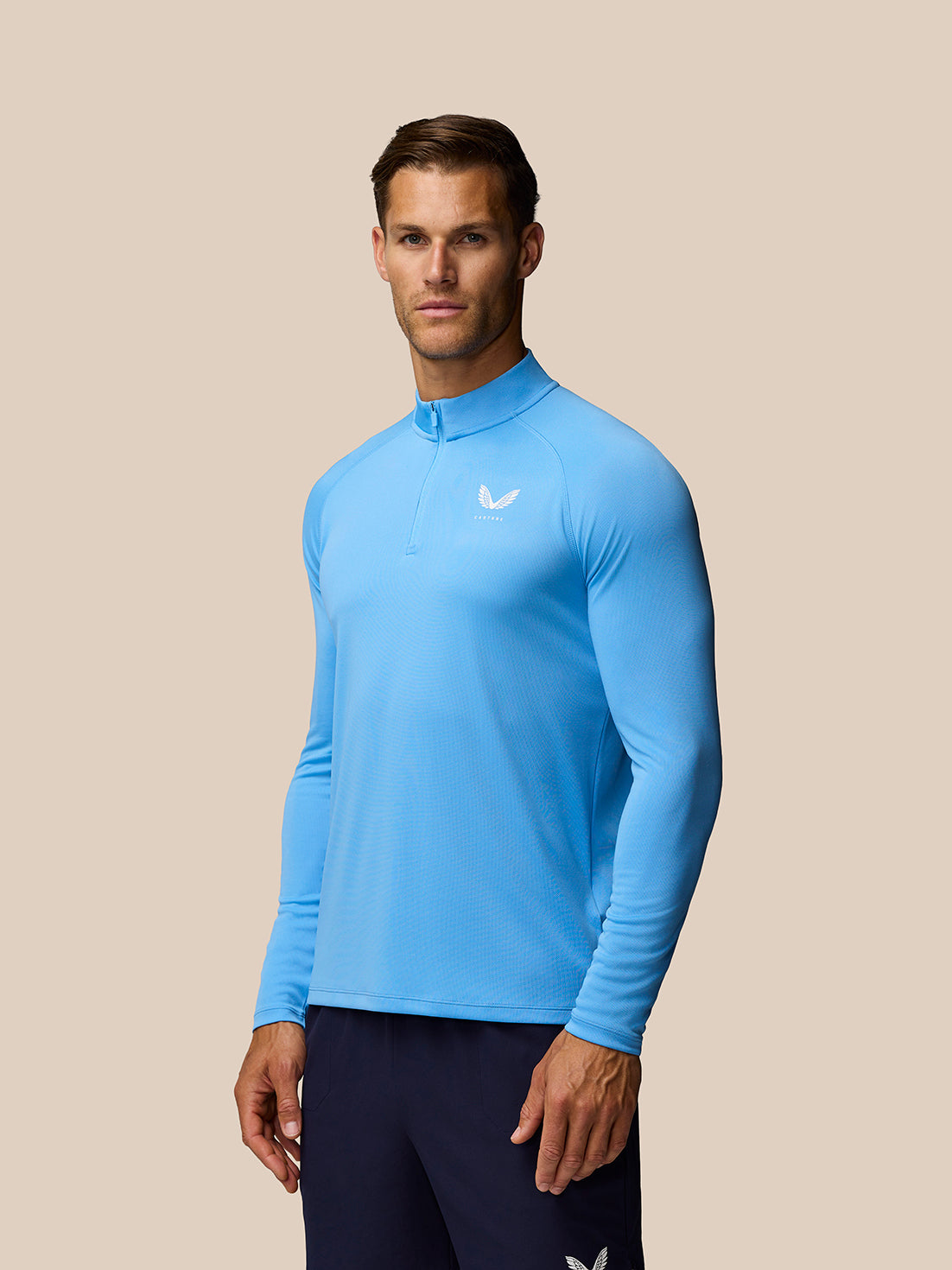 Adapt Training 1/4 Zip Top - Cool Blue