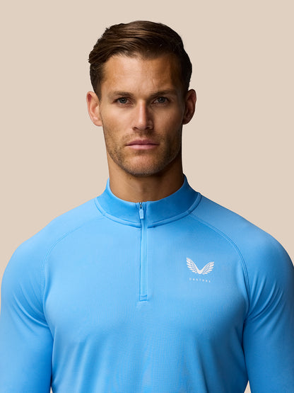 Adapt Training 1/4 Zip Top - Cool Blue