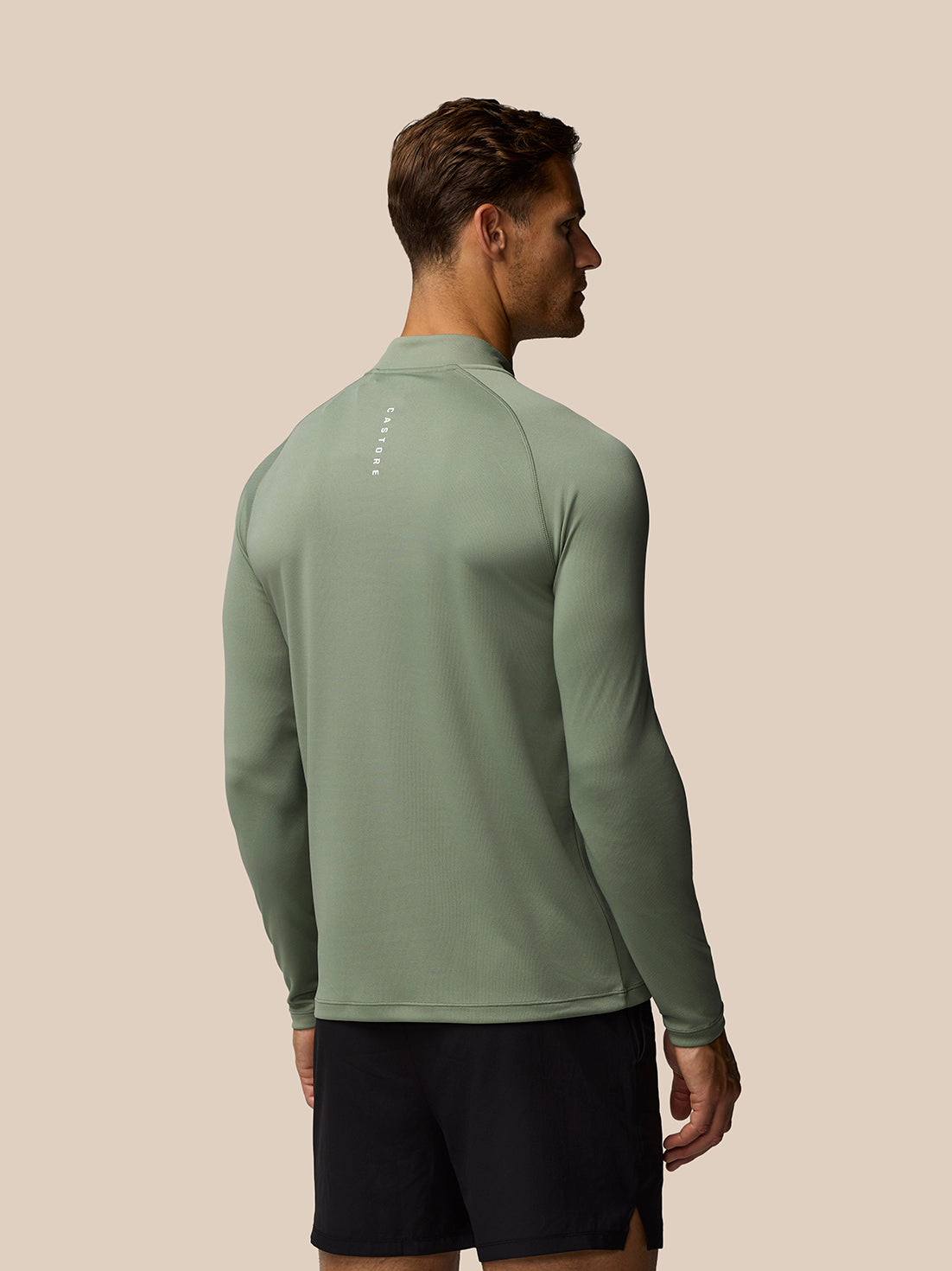 Adapt Training 1/4 Zip Top - Thyme/Mint