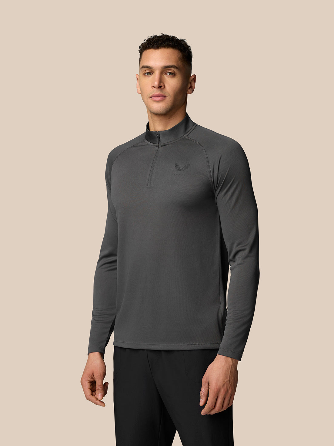 Adapt Training 1/4 Zip Top - Gunmetal