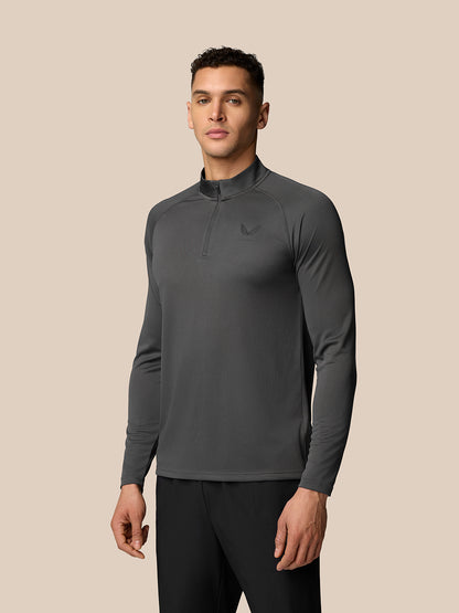 Adapt Training 1/4 Zip Top - Gunmetal